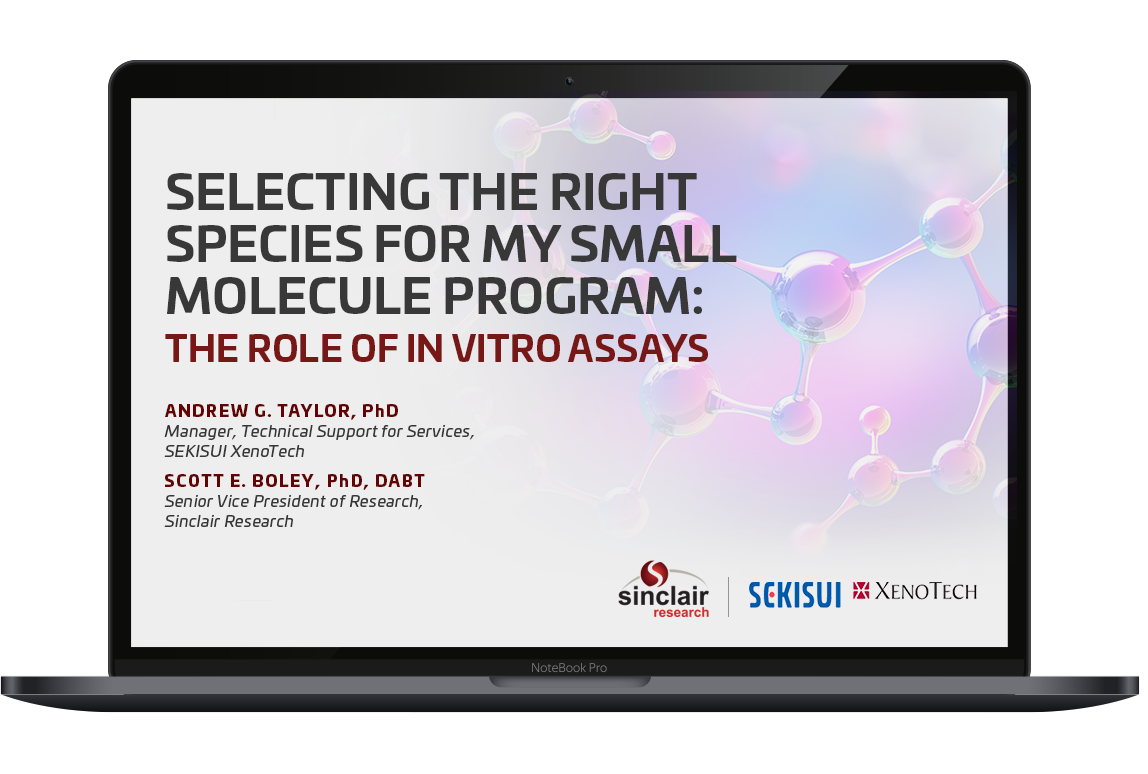 Selecting the Right Species for My Small Molecule Program